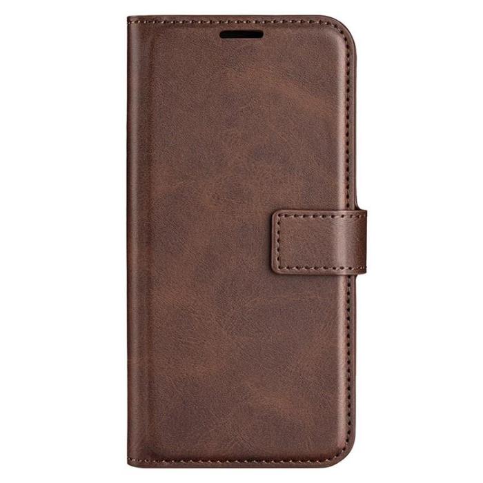 A-One Brand - iPhone 15 Plus Plånboksfodral Calf Flip Folio - Brun