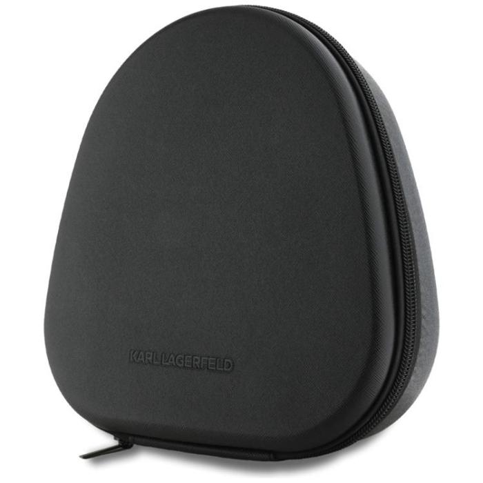 KARL LAGERFELD - Karl Lagerfeld Over-Ear Hörlurar Bluetooth ANC Saffiano Elongated - Grå