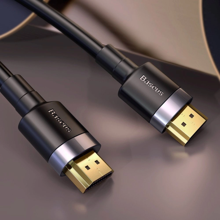 BASEUS - Baseus Cafule HDMI Kabel 2.0 60 Hz 3D 18 Gbps 2 m - Svart