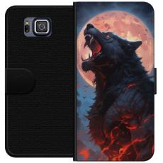 iSecrets - Plånboksfodral till Samsung Galaxy Alpha med Ylande varg