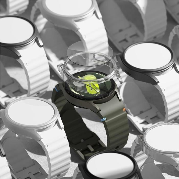 UTGATT - Ringke Galaxy Watch 7 (40mm) Skal + Härdat glas Skärmskydd