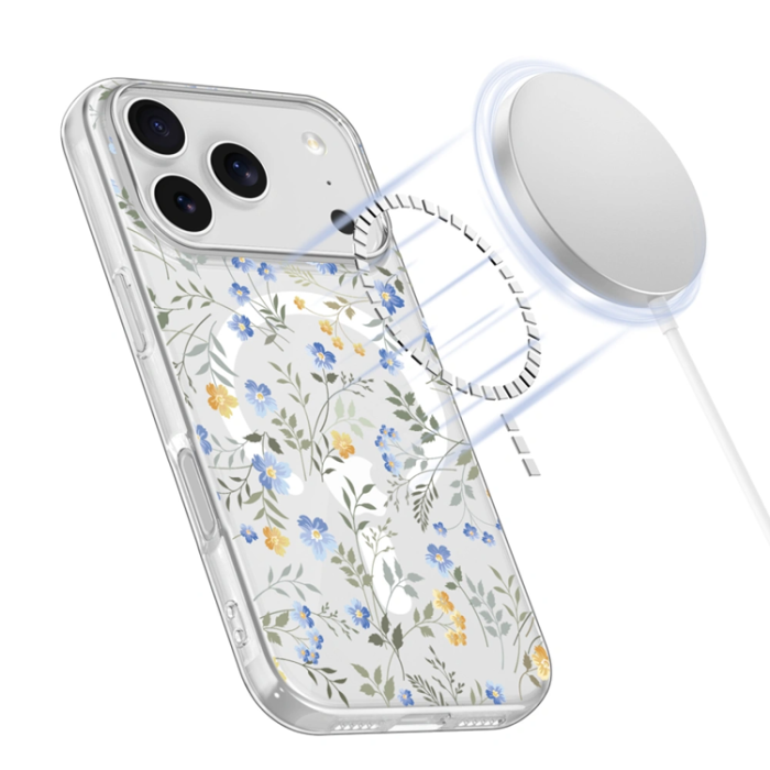Ringke - Tech-Protect iPhone 17 Pro Max Mobilskal Magsafe Flexair - Spring Flowers