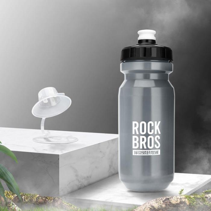 Rockbros - Rockbros Cykelflaska 600 ml 35210066005 - Grå