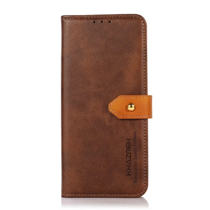 KHAZNEH - KHAZNEH iPhone 17 Pro Max Plånboksfodral Läder Stativ