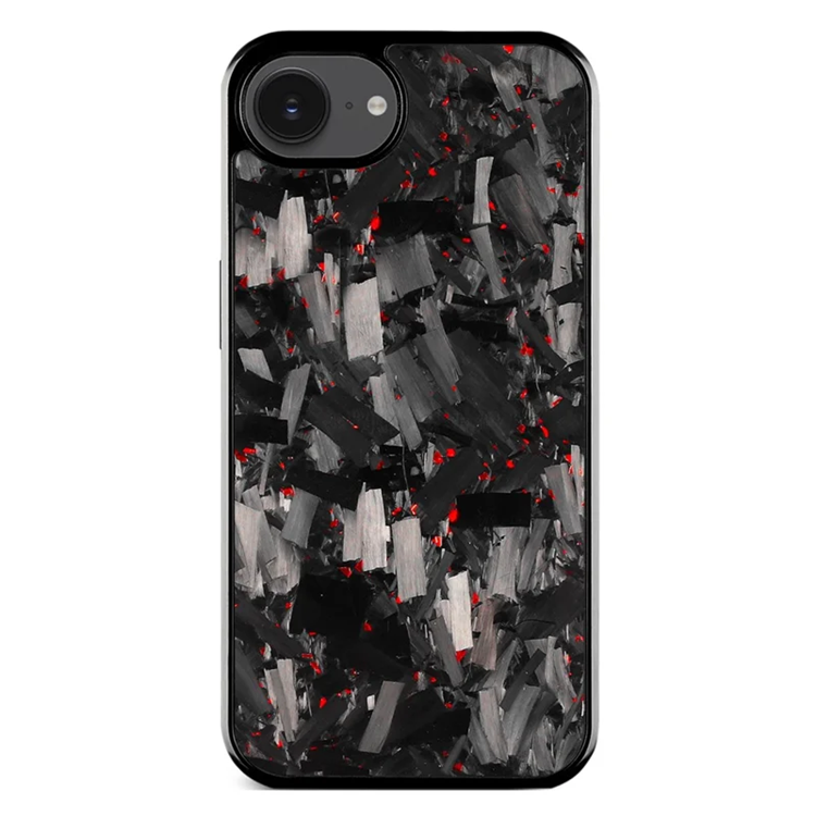 iPhone 16e Mobilskal Aramid Fiber Forged - Röd | 2353 | AlltMobil