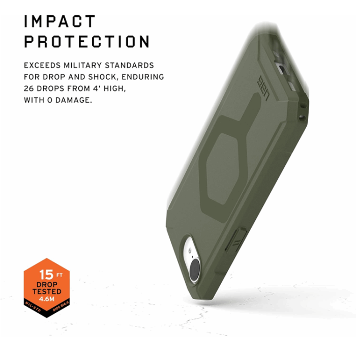 UAG - UAG iPhone 16e Mobilskal MagSafe Essential Armor - Olive Drab