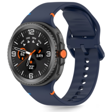 Tech-Protect - Tech-Protect Galaxy Watch 8 (40/44/46mm) Armband Silikon - Mörkblå