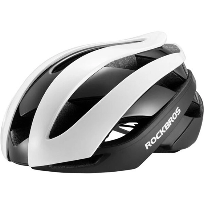 Rockbros - Rockbros Cykelhjälm M - Svart/Vit