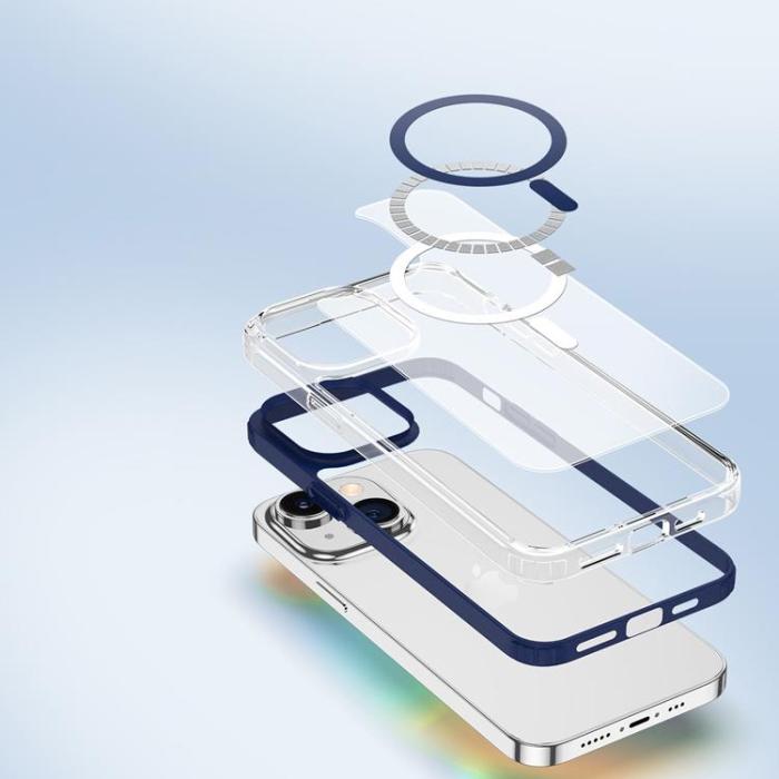 Dux Ducis - Dux Ducis iPhone 14 Plus Skal MagSafe Clin2 Magnetic - Blå