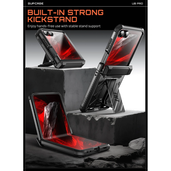 SupCase - SupCase Mobilskal För Galaxy Z Flip 8 Unicorn Beetle Pro - Svart