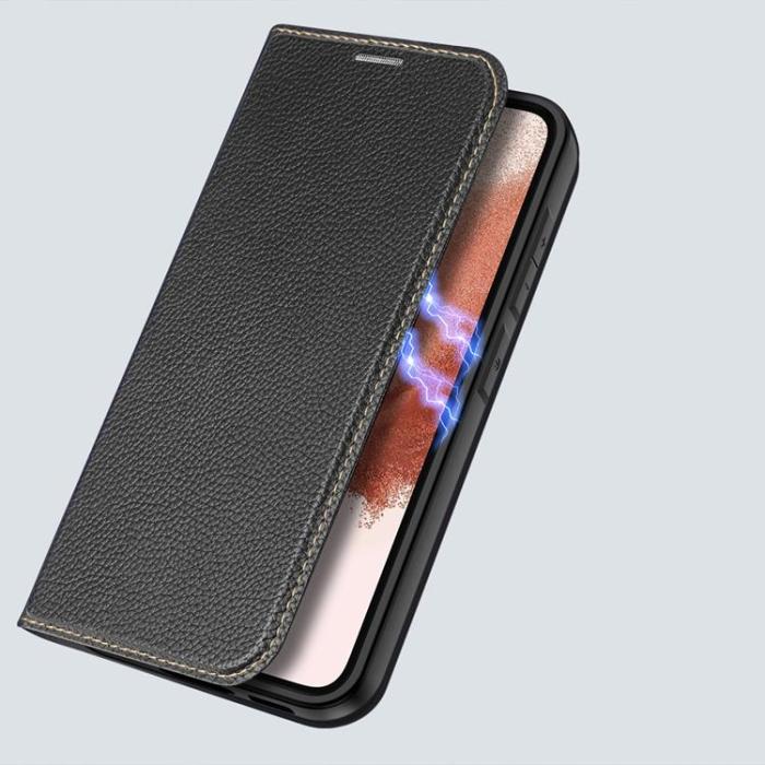 UTGATT1 - Dux Ducis Galaxy S23 Plånboksfodral Skin X2 - Svart
