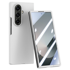 A-One Brand - Galaxy Z Fold 7 5G Mobilskal Stort Fönster Hård PC - Vit