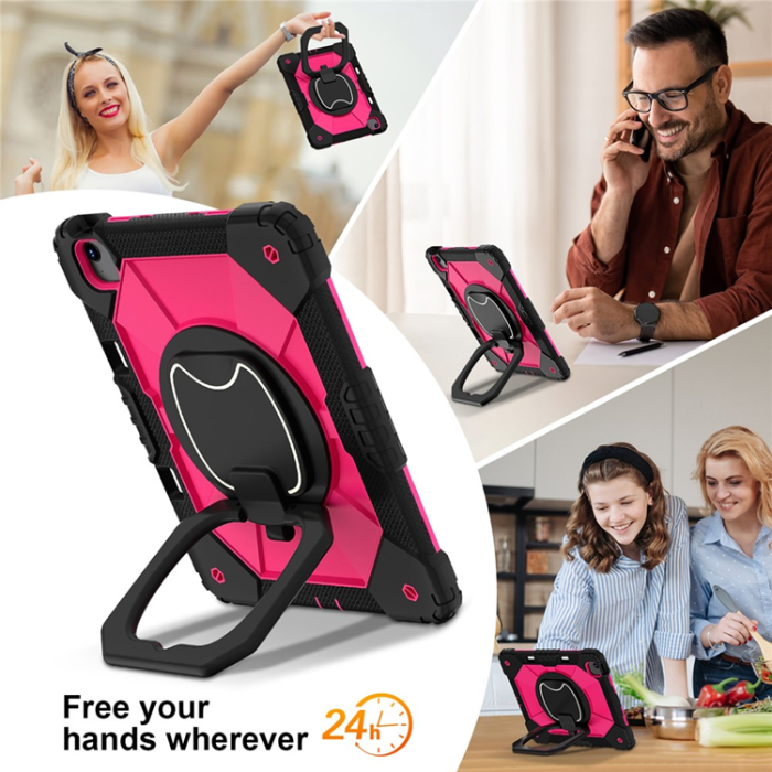 A-One Brand - iPad Air 13(2025/2024) Skal Kickstand - Svart/Rosa