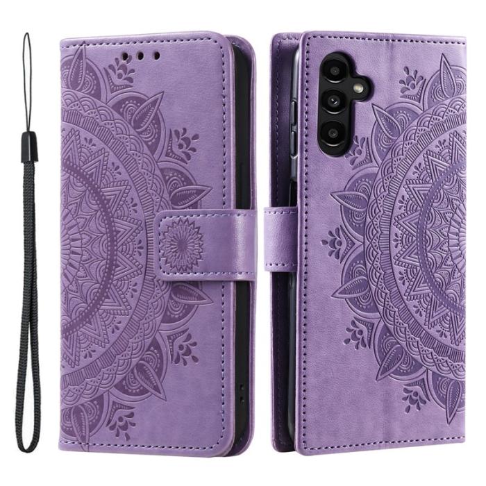 OEM - Samsung Galaxy S26 Plus Plånboksfodral Impr. Totem Konstläder - Lila