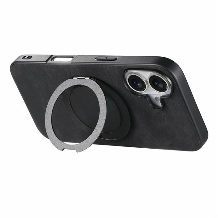 A-One Brand - iPhone 17 Mobilskal Rotating Kickstand - Svart