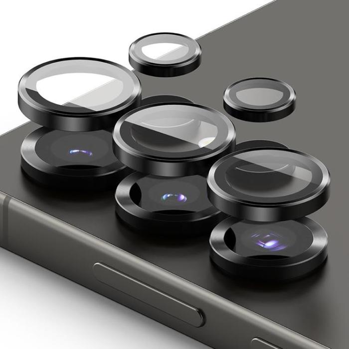 Ringke - [2-Pack] Ringke Galaxy S25 Ultra Härdat Glas Kameraskydd Ram