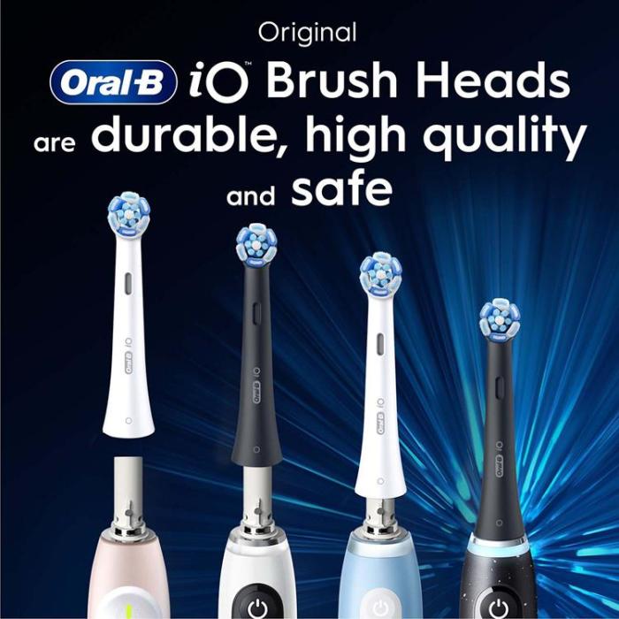 Oral B - Oral B Borsthuvud iO Ultimate Clean 8st - Svart