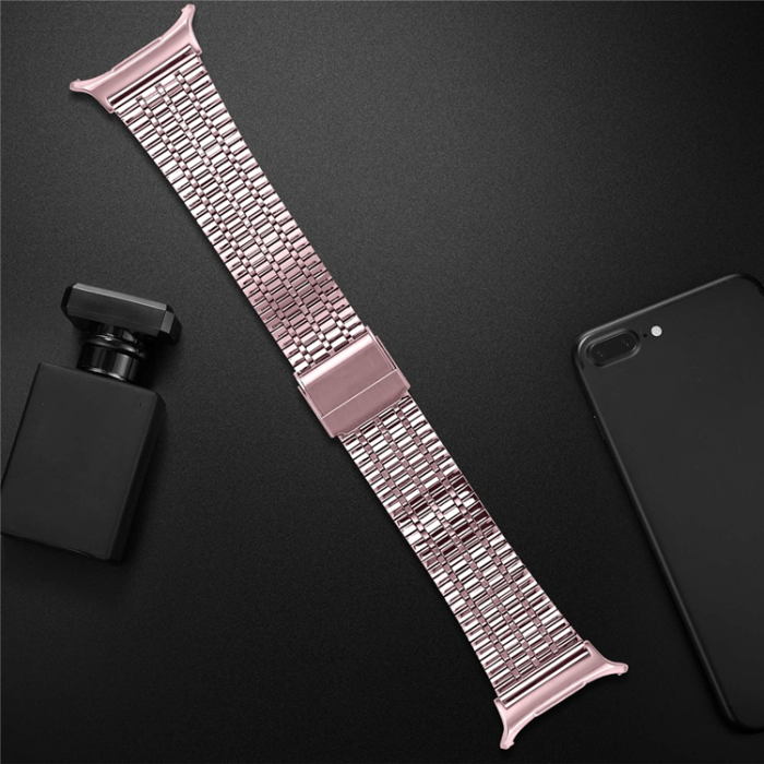 A-One Brand - Galaxy Watch 8/8 Classic (40/44/46mm) Armband Stainless Steel - Rosa