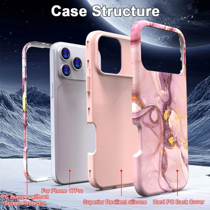 A-One Brand - iPhone 17 Pro Max Mobilskal Vattentryck - P-GWL10031