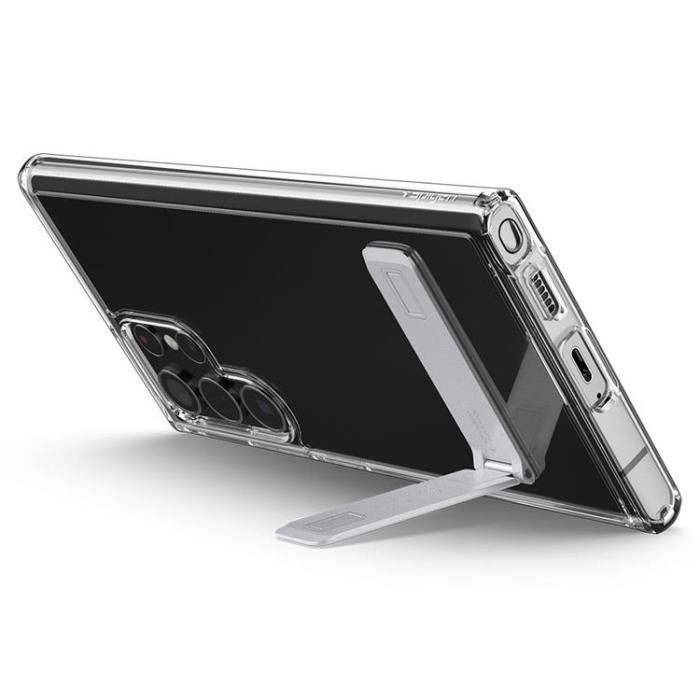 UTGATT5 - Spigen Ultra Hybrid S Skal Galaxy S22 Ultra - Crystal Clear