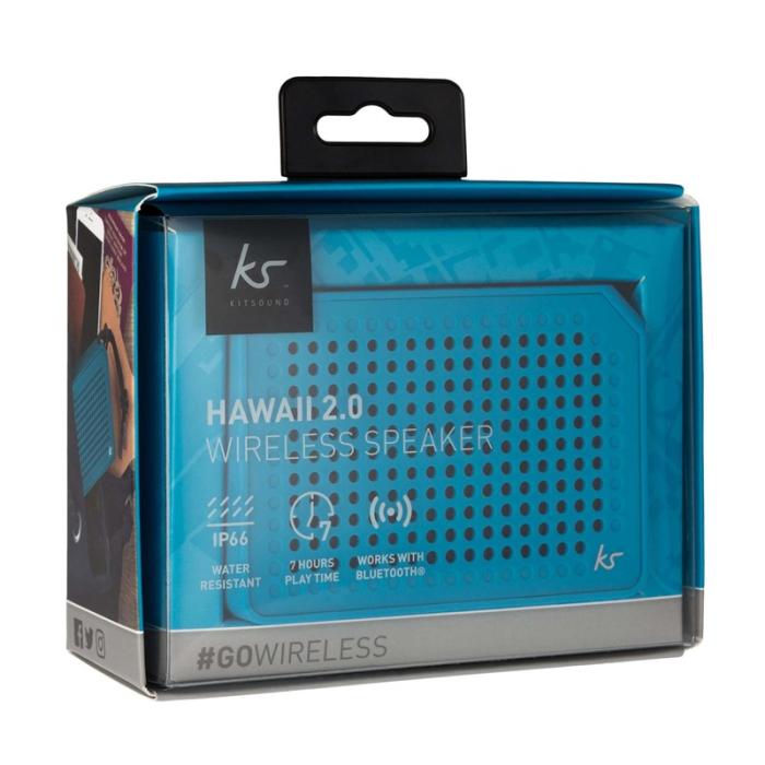 UTGATT1 - Kitsound Högtalare Hawaii 2.0 Trådlös - Blå