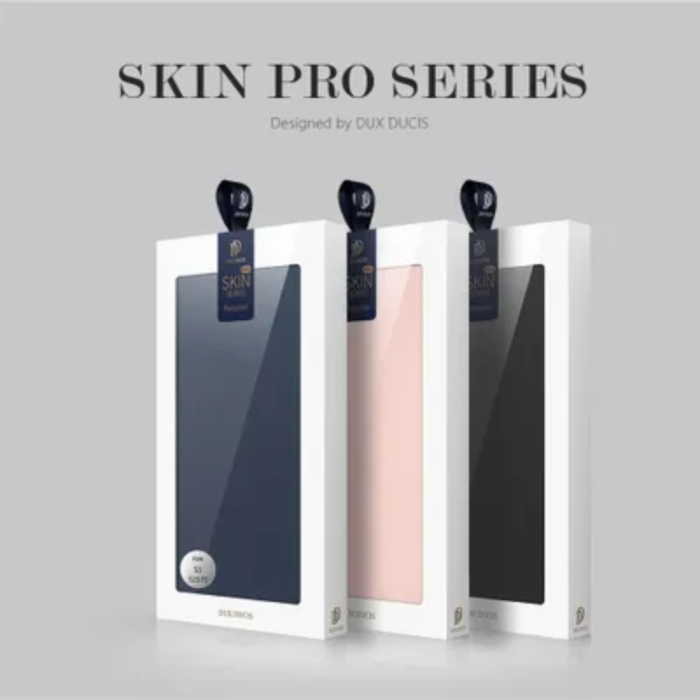 OEM - Dux Ducis Galaxy S23 FE Plånboksfodral Skin Pro - Blå