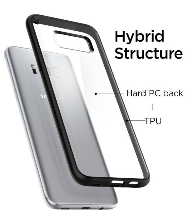 UTGATT5 - SPIGEN Ultra Hybrid Skal till Samsung Galaxy S8 Plus - Svart