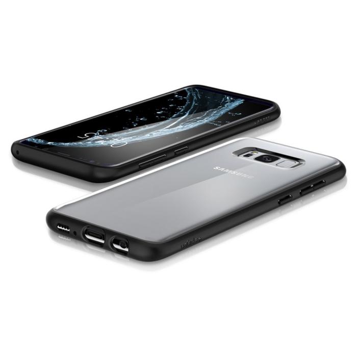 UTGATT5 - SPIGEN Ultra Hybrid Skal till Samsung Galaxy S8 Plus - Svart