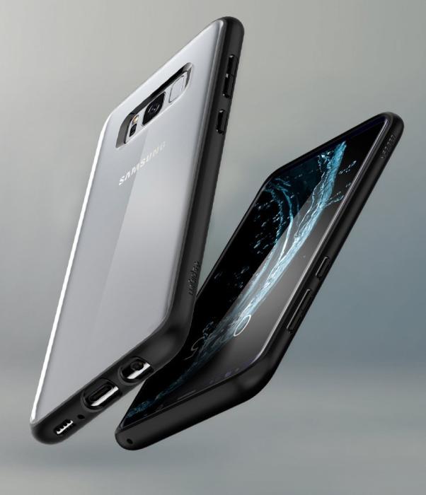 UTGATT5 - SPIGEN Ultra Hybrid Skal till Samsung Galaxy S8 Plus - Svart