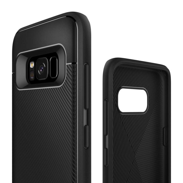 Caseology - Caseology Vault II Skal till Samsung Galaxy S8 Plus - Svart