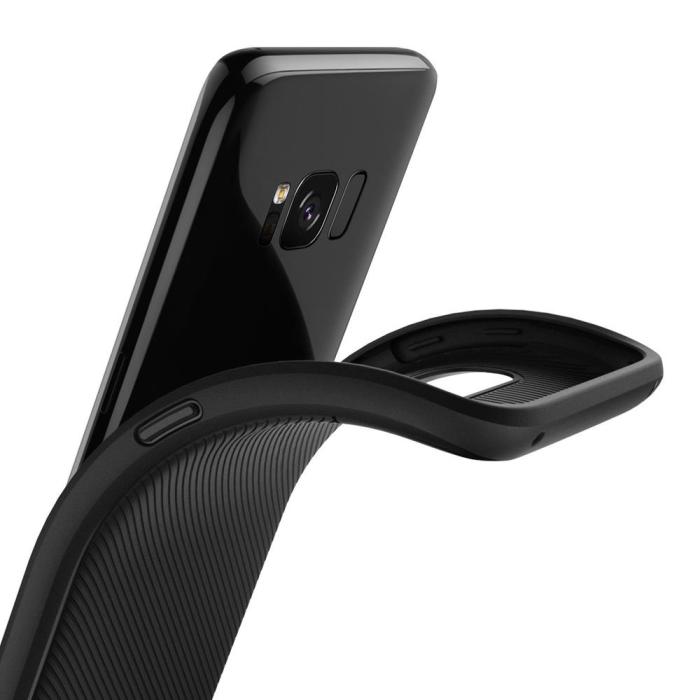 Caseology - Caseology Vault II Skal till Samsung Galaxy S8 Plus - Svart