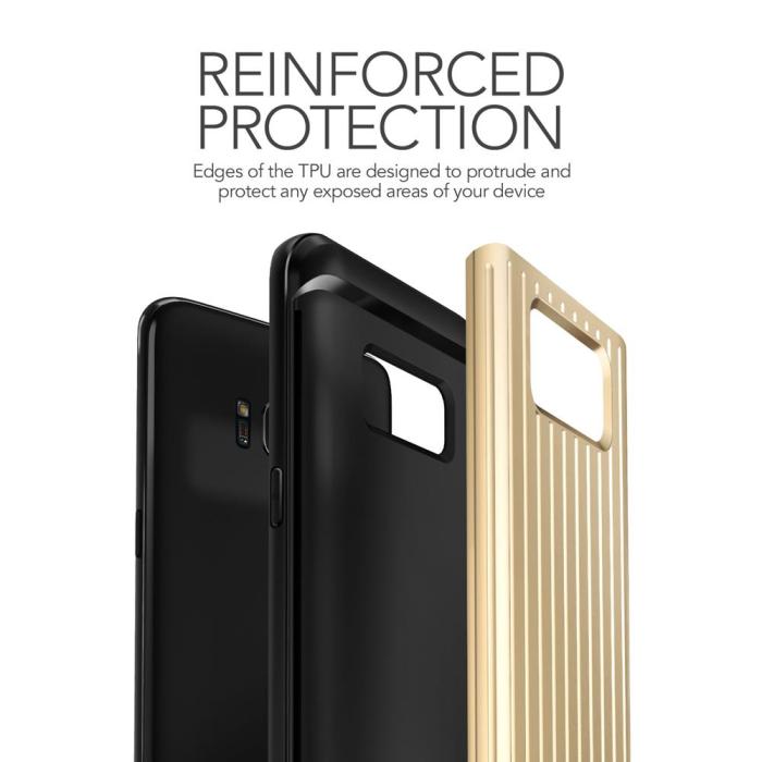 VERUS - Verus Waved Hard Drop Skal till Samsung Galaxy S8 Plus - Gold