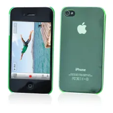 OEM - Crystal Baksideskal till iPhone 4S/4 (Grön)