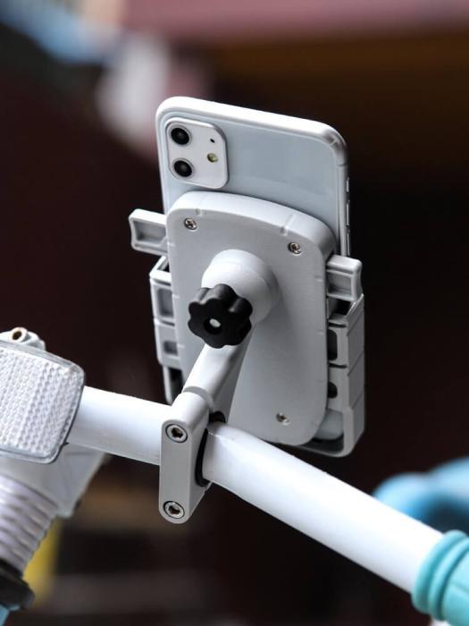 UTGATT5 - Justerbar telefon cykelhållare Svart