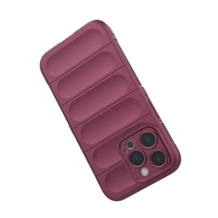 OEM - iPhone 13 Pro Max Skal Magic Shield Flexible Armored - Burgundy