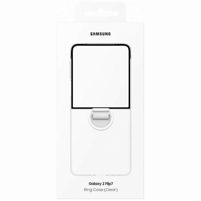 Samsung - Samsung Galaxy Z Flip 7 Mobilskal Ring - Transparent