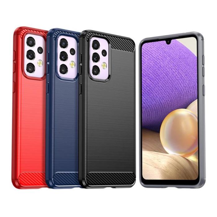 OEM - Carbon Fiber Skal Galaxy A33 5G - Svart