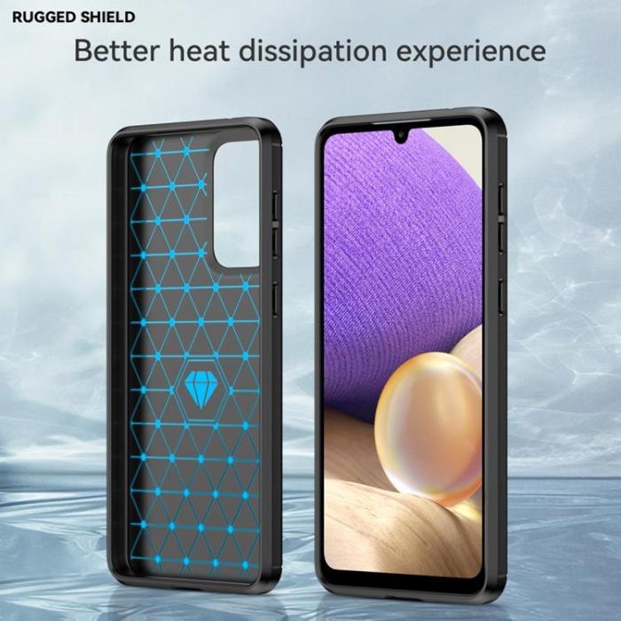OEM - Carbon Fiber Skal Galaxy A33 5G - Svart