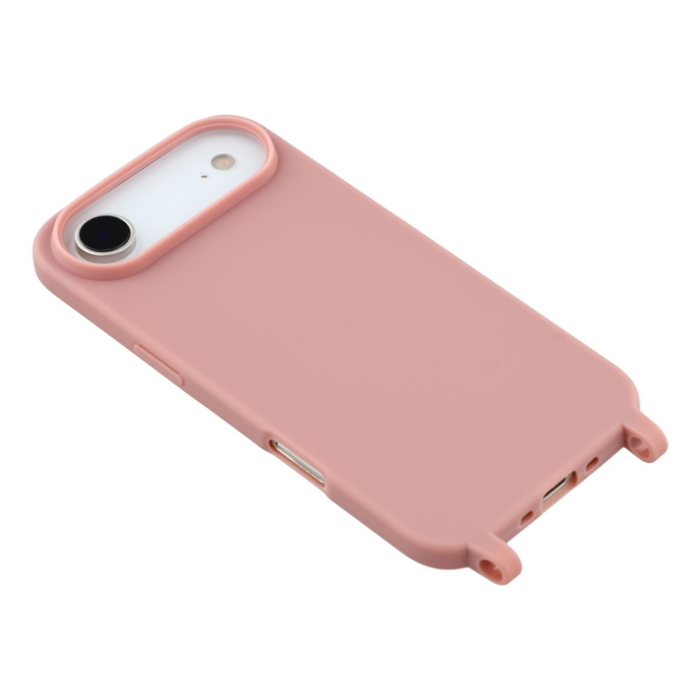 A-One Brand - iPhone 17 Air Mobilskal TPU med Hål för Rem - Djuprosa