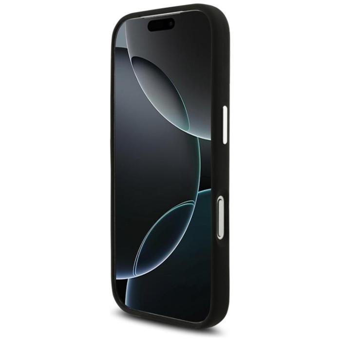 Mercedes - AMG iPhone 17 Pro Mobilskal MagSafe Silikon Oversize Rhombs - Svart