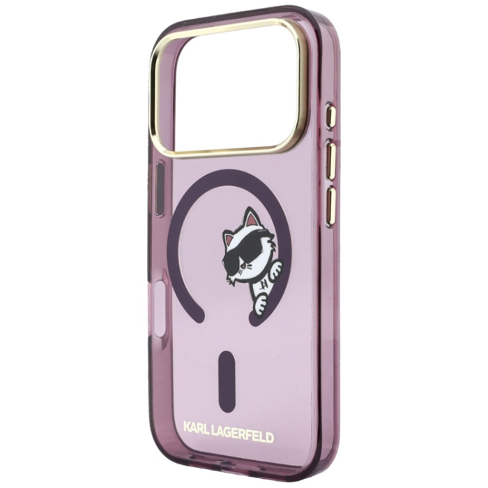 KARL LAGERFELD - Karl Lagerfeld Mobilskal För iPhone 18 Pro Max/17 Pro Max Magsafe Peekaboo Logo