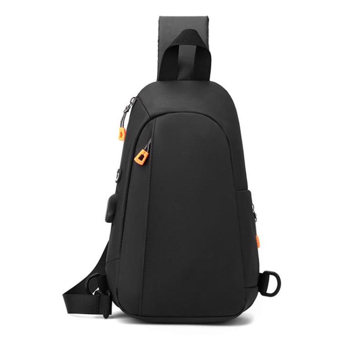 A-One Brand - CrossBody Väska USB Port - Svart