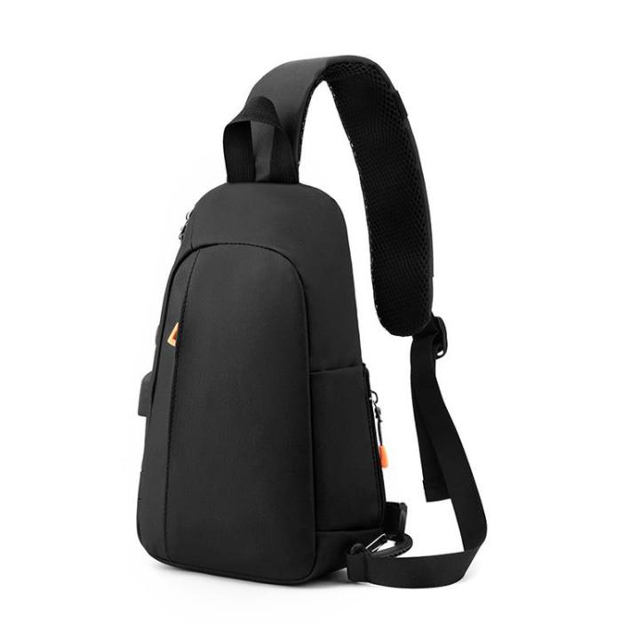 A-One Brand - CrossBody Väska USB Port - Svart