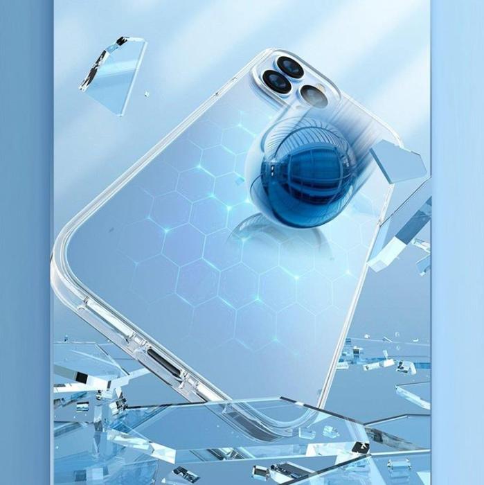 Kingxbar - Kingxbar iPhone 13 Pro Max Skal Elegant Series - Transparent