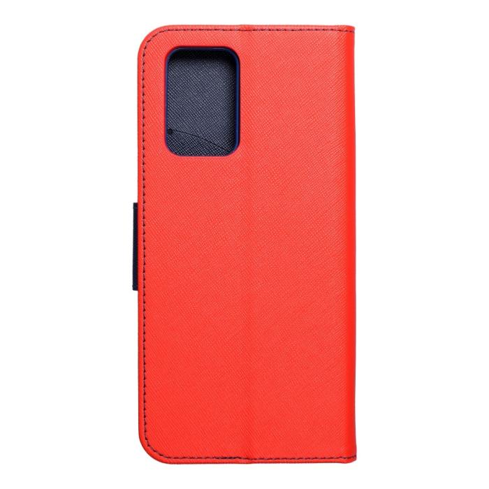 Forcell - Fancy Plånboksfodral till Xiaomi Redmi 10 4G (2021/2022) Röd / navy