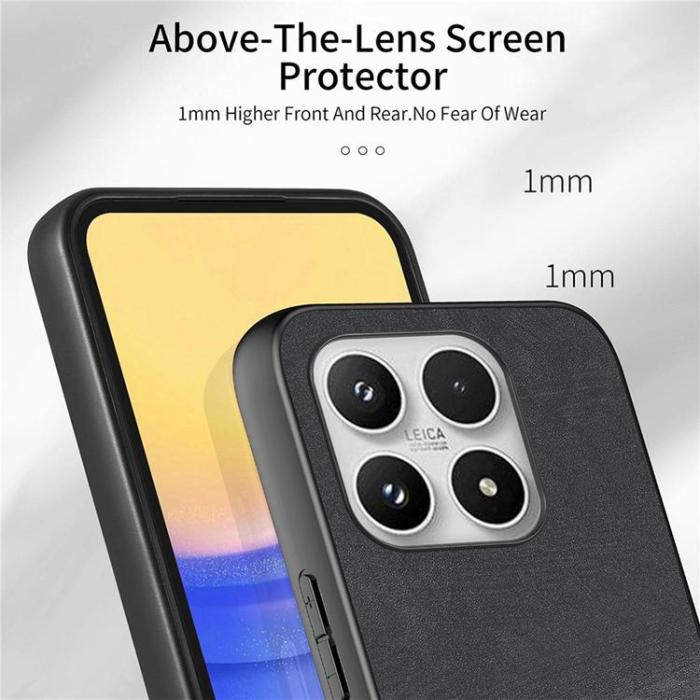 A-One Brand - Mobilskal för Xiaomi 17 Retro Läder Shockproof Slim