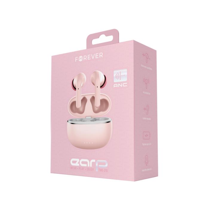 OEM - Bluetooth ANC-hörlurar TWE-210 Rosa