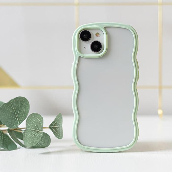 OEM - iPhone 7/8/SE (2020/2022) Mobilskal Wave - Grön