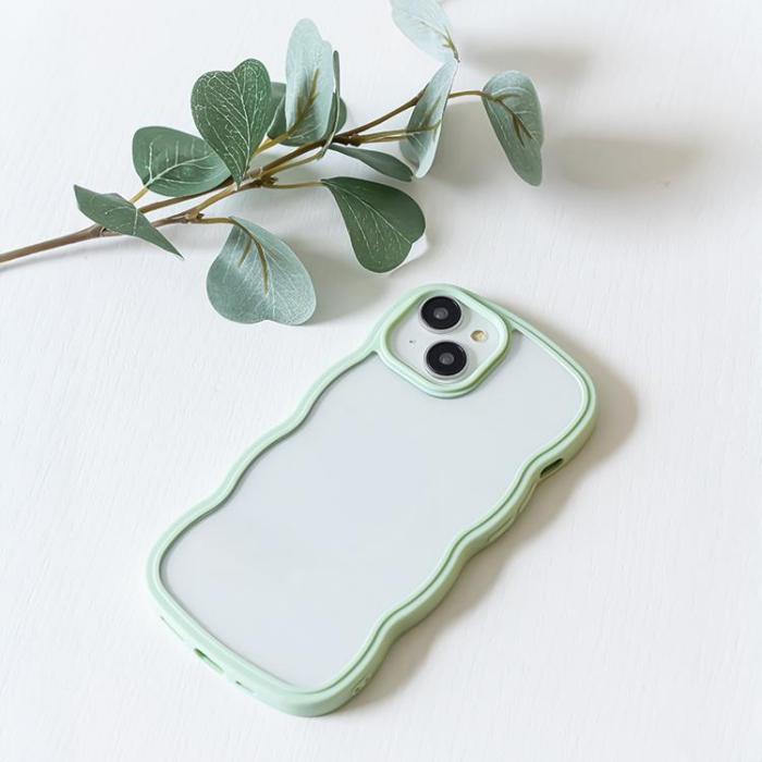OEM - iPhone 7/8/SE (2020/2022) Mobilskal Wave - Grön