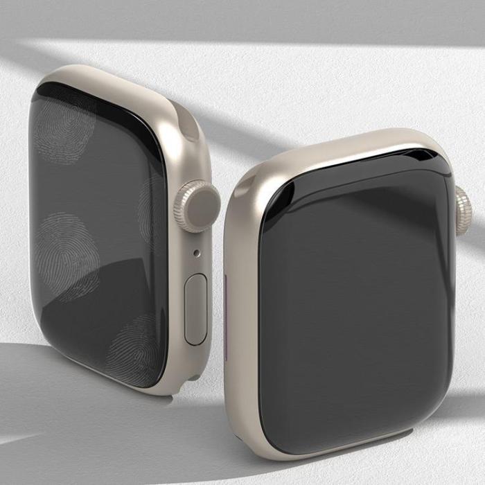 UTGATT1 - [3-Pack] Ringke Apple Watch 4/5/6/7/8/SE (40/41mm) Härdat Glas Dual Easy - Clear